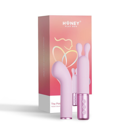 Padparadscha - The naughty collection - Vibromasseur à tête interchangeable Rose