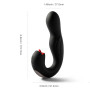 Joi Pro 2 Black - Vibrateur - lécheur de clitoris rotatif à tête télécommandée pour le point G