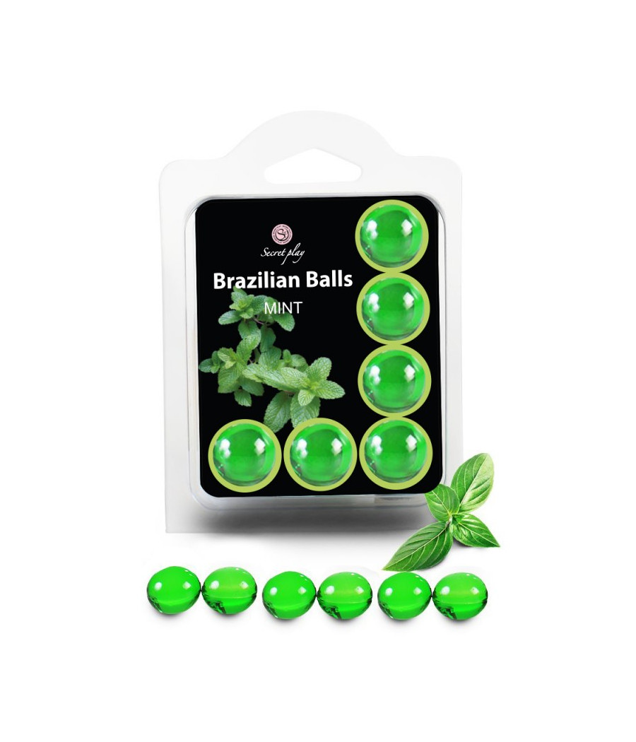 6 Brazilian Balls Menthe 3386-8