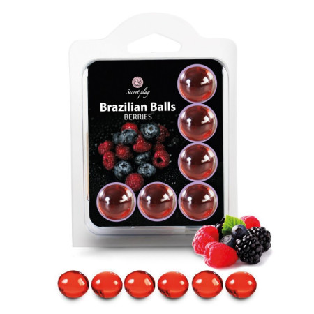 6 Brazilian Balls Fruits des bois 3386-5