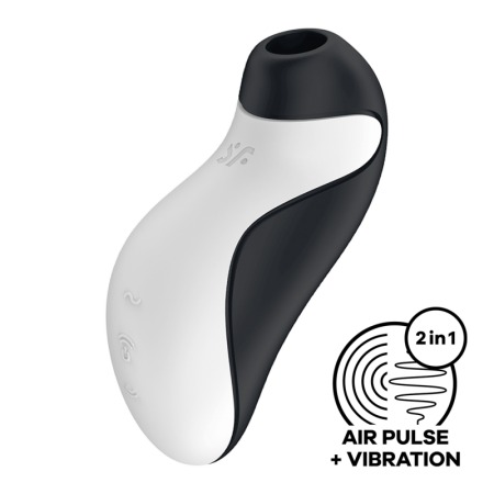 Orca stimulateur clitoridien et vibromasseur - Noir Satisfyer