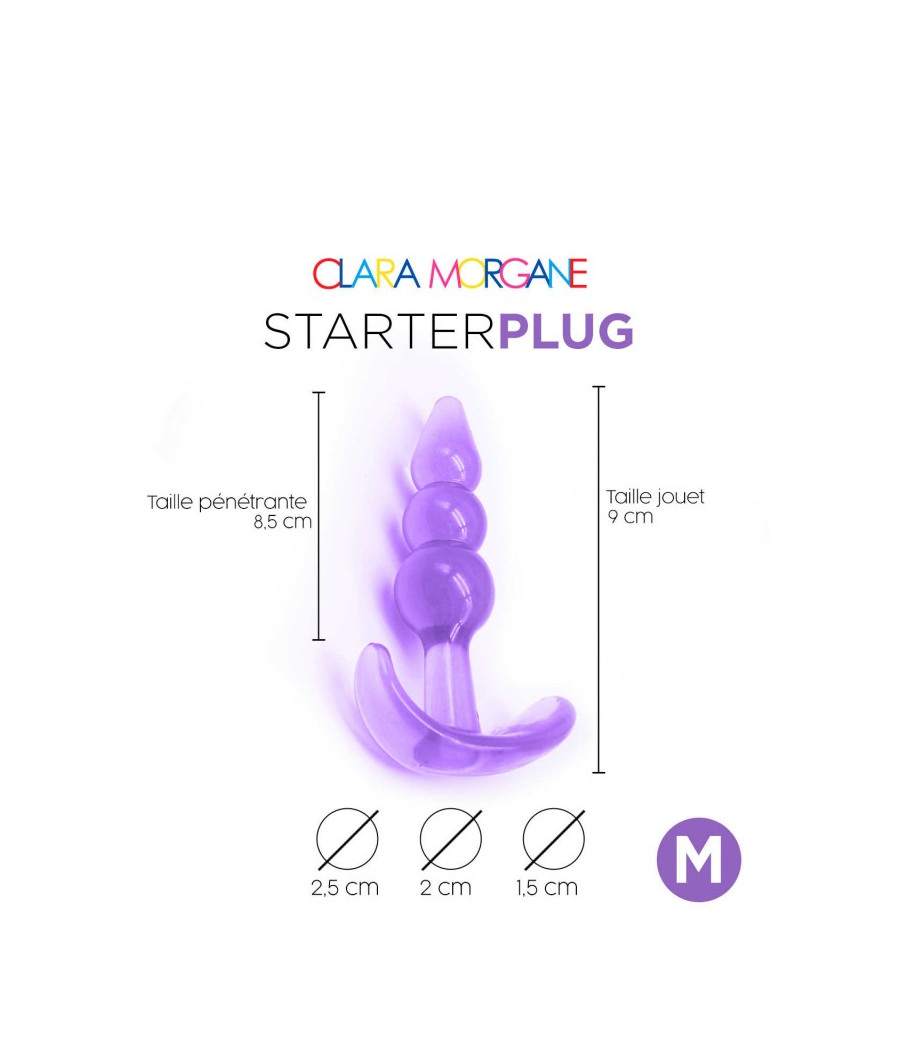 Starter plug Clara Morgane - Mauve M