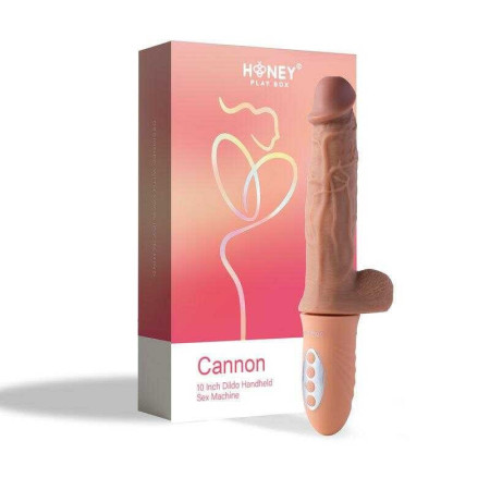 Canon - Gode rotatif, va et viens, chauffant de 25,40 cms - Chair
