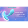 Loli Bleu - vibromasseur avec application pour le point G et le clitoris