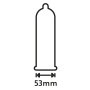 Préservatifs lubrifiés extra fin en latex x12 avec réservoir Extra Feel 53 mm - R416495