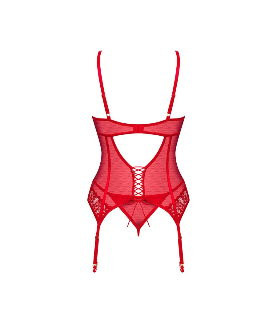 Ingridia corset  thong - Red