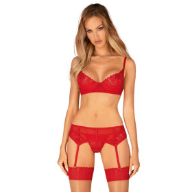 Ingridia ensemble 3 pièces - Rouge Ingridia ensemble 3 pièces - Rouge