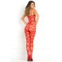 Bodystocking effet straps - REN7010-RED