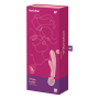 Triple lover Rabbit et Wand Satisfyer - Rose
