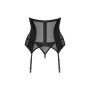 Chic Amoria corset et string - Noir