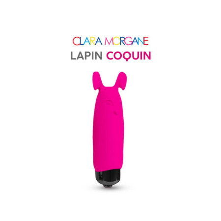 Mini vibromasseur Lapin Coquin Clara Morgane - Rose
