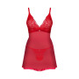Chilisa babydoll et string - Rouge