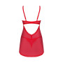 Chilisa babydoll et string - Rouge