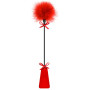 Cravache rouge bdsm avec plumeau - CC5700770030