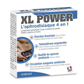 XL Power aphrodisiaque 4 en 1, 20 gélules - LAB33 XL Power aphrodisiaque 4 en 1, 20 gélules - LAB33