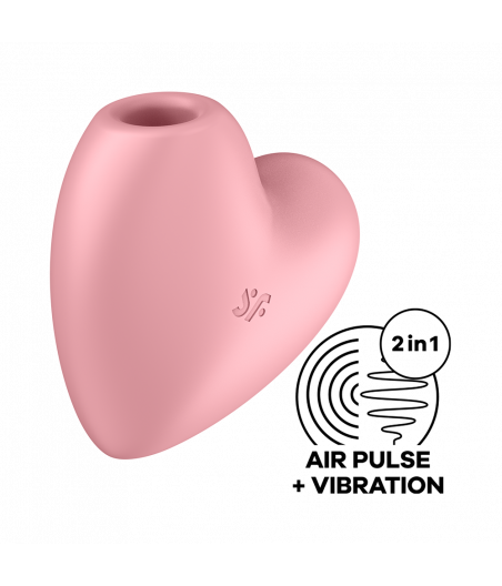 Stimulateur de clitoris USB en forme de cœur Cuttie Heart Satisfyer - CC597796