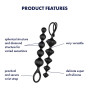 Lot de 2 chapelets noirs Love Beads Satisfyer - CC597111