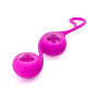 Boules de Geisha rose verre et silicone - CC571001