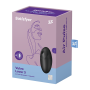 Stimulateur clitoridien par air pulsé et vibration noir USB Vulva Lover 3 Satisfyer - CC597827