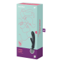 2 en 1 Vibromasseur rabbit et wand noir USB Triple Lover Satisfyer - CC597825