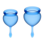 2 coupes menstruelles Satisfyer Dark Bleu FEEL GOOD - CC597822
