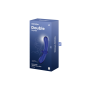 Gode en verre borosilicaté massif bleu Double Crystal Satisfyer - CC597828