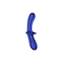Gode en verre borosilicaté massif bleu Double Crystal Satisfyer - CC597828