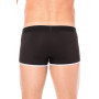 Mini-Pants noir échancré avec zip - LM2003-68BLK