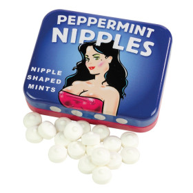 Boite de bonbons à la menthe en forme de seins, sans sucre - CC501081 Boite de bonbons à la menthe en forme de seins, sans sucre - CC501081