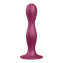 Gode ventouse silicone rouge Double Ball-R Satisfyer - CC597842
