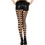 Collant legging noir sexy avec trous - MH50443BLK