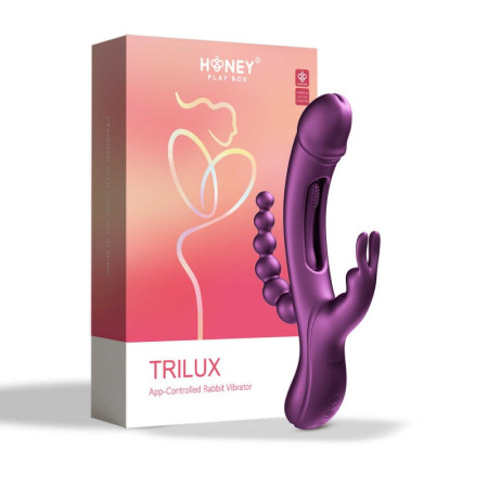 Trilux App controlled Rabbit Vibrator - Purple