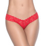 String rouge sexy dentelle - MAL94RED