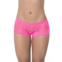 Boyshort dentelle 90 Hot Pink - RECMAL90PNK  Reconditionné