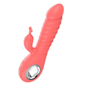 Vibromasseur rabbit rotatif 7 vibrations USB - TOZ-025B Vibromasseur rabbit rotatif 7 vibrations USB - TOZ-025B