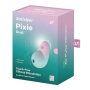 Pixie Dust vibromasseur à ondes de pression - Vert et rose