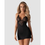 828-CHE-1 Nuisette  String - Noir