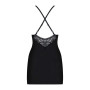 828-CHE-1 Nuisette  String - Noir