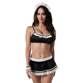 Maid set Costume de soubrette - Noir Maid set Costume de soubrette - Noir