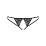 Picantina String Ouvert - Noir
