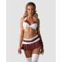 Schooly Costume - Rouge  Blanc