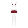 Schooly Costume - Rouge  Blanc