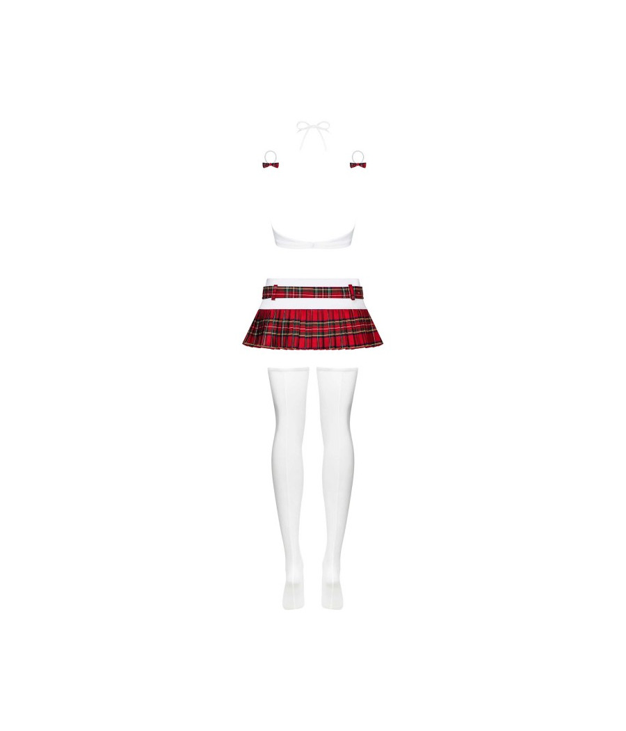 Schooly Costume - Rouge  Blanc
