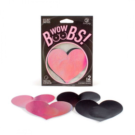 WOW BOOBS ! Cache-tétons coeur WOW BOOBS ! Cache-tétons coeur