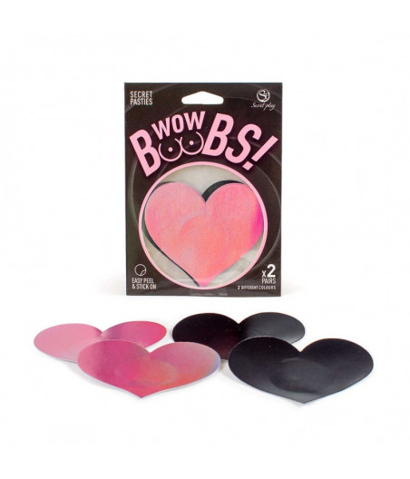 WOW BOOBS ! Heart nipple covers