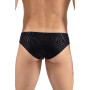 minipant noir  gold Zebra - LM2403-68BLK