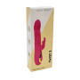 TWIST 2 Rose, Vibromasseur Rabbit va-et-vient USB en silicone médical, doté de 18 modes de stimulation - BQ587PNK