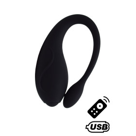 TANDEM Noir, stimulateur pour couple USB avec télécommande en silicone médical  - BQ125BLK TANDEM Noir, stimulateur pour couple USB avec télécommande en silicone médical  - BQ125BLK
