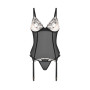 Vila blanes corset et string - Noirs