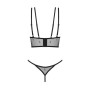 Anniverse special top et string - Noir
